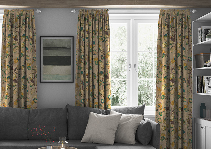 Honesty, Jewel - Made to Measure Curtains - Image 3